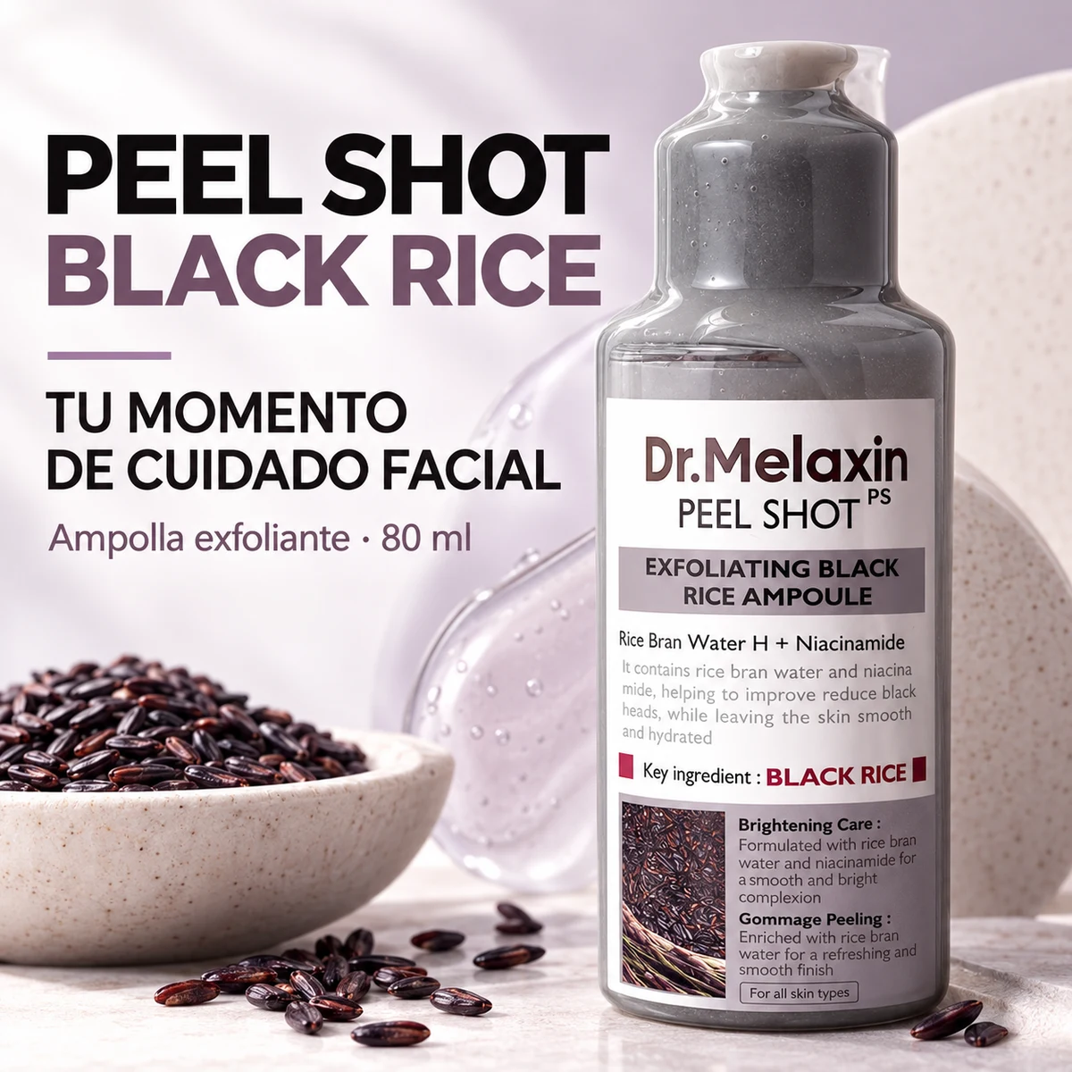 Dr. Melaxin Peel Shot Black Rice 80 ml